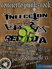Concierto de Redada, Infección y The Brosas en Luarca