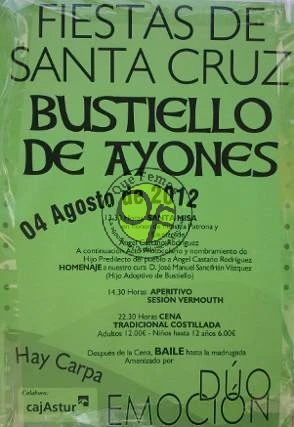 Fiestas de Santa Cruz en Bustiello de Ayones 2012