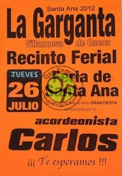 Feria de Santa Ana en La Garganta 2012