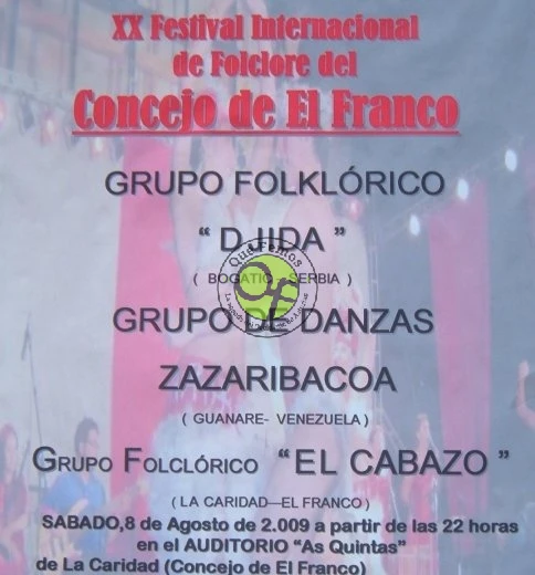 XX Festival Internacional de Folklore de El Franco