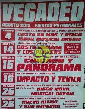 Fiestas de Vegadeo 2012