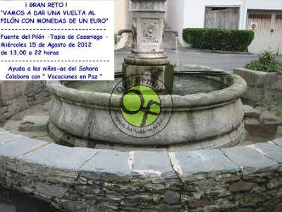 La vuelta al Pilón 2012 con monedas de un euro