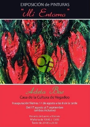Exposición de pintura de Adela Bas en A Veiga