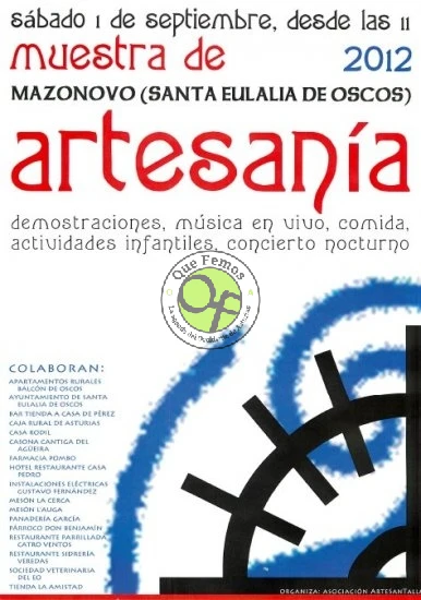 Muestra de Artesanía 2012: Mazonovo