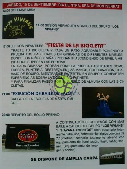 Fiestas de Nuestra Señora de Montserrat en Almuña 2012