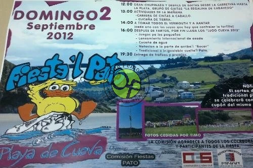 Fiesta del Pato en la playa de Cueva 2012