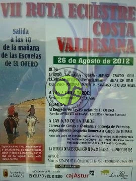 VII Ruta ecuestre Costa Valdesana 2012