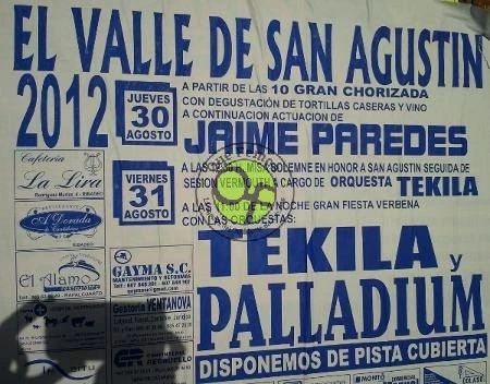 Fiestas en El Valle de San Agustín 2012