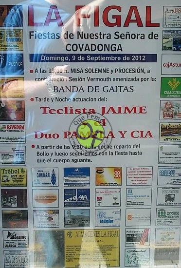 Fiestas de Nuestra Señora de Covadonga en La Figal 2012