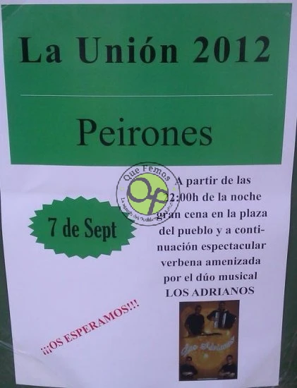 Fiestas de La Unión en Peirones 2012