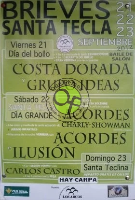 Fiestas de Santa Tecla en Brieves 2012
