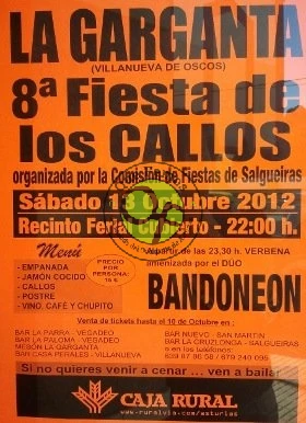 8ª Fiesta de los callos en La Garganta 2012