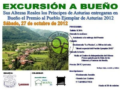 Viaje a Bueño: Premio al Pueblo Ejemplar de Asturias 2012