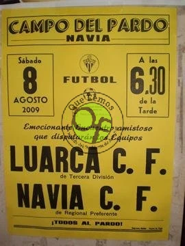Luarca C. F. - Navia C. F. el sábado en El Pardo