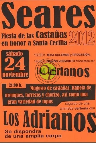 Fiesta de Santa Cecilia y Magosto en Seares 2012