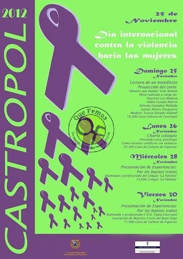 Día Internacional contra la violencia de género en Castropol