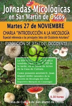 Jornadas Micológicas en San Martín de Oscos 2012