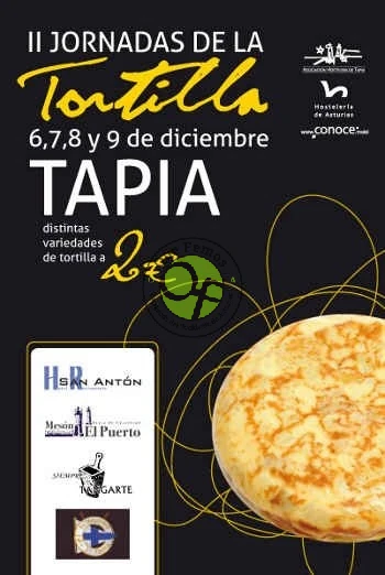 II Jornadas de la Tortilla en Tapia 2012: un diciembre muy sabroso