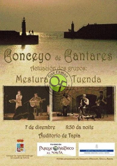 Concierto de Mestura y Tuenda en Tapia