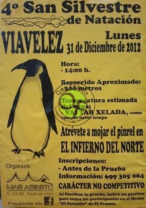 San Silvestre de Natación de Viavélez 2012