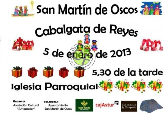 Cabalgata de Reyes 2013 en San Martín de Oscos