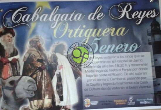 Cabalgata de Reyes 2013 en Ortiguera