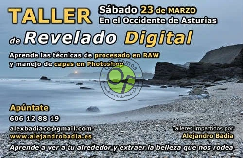 Taller de revelado digital en el Occidente de Asturias
