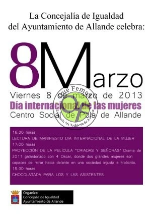 Día Internacional de las Mujeres 2013 en Pola de Allande