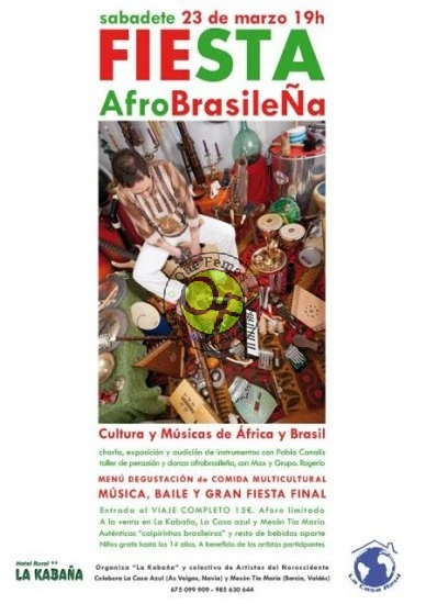 Fiesta AfroBrasileña en La Kabaña de La Colorada