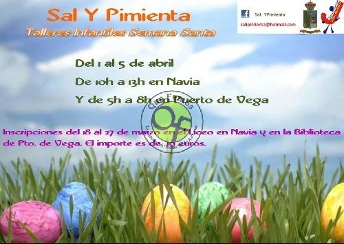 Sal y Pimienta: talleres infantiles de Semana Santa en Navia