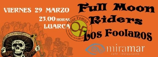 Concierto de Full Moon Riders y Los Foolanos en Luarca