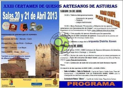 XXIII Certamen de Quesos Artesanos de Asturias en Salas 2013