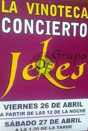 Doble concierto del grupo Jekes en La Vinoteca de Tineo