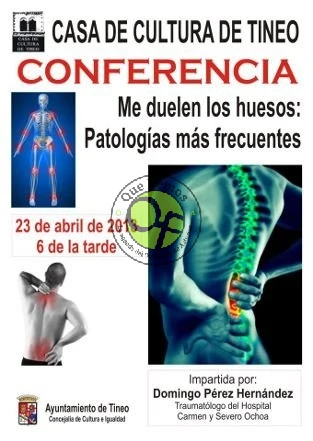 Conferencia: Patologías más frecuentes en los huesos