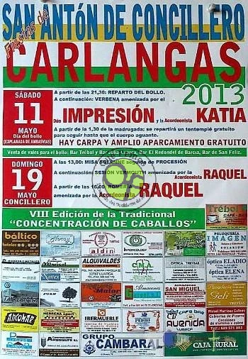 Fiestas de San Antón de Concillero en Carlangas 2013
