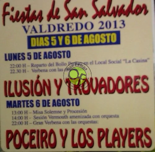 Fiestas de San Salvador en Valdredo 2013