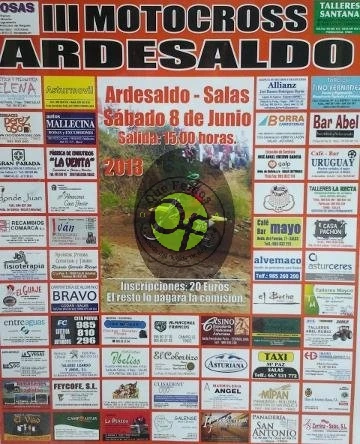 III Motocross de Ardesaldo 2013