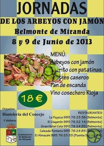 Jornadas de los Arbeyos con Jamón 2013 en Belmonte de Miranda