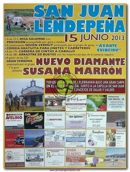 Fiestas de San Juan 2013 en Lendepeña