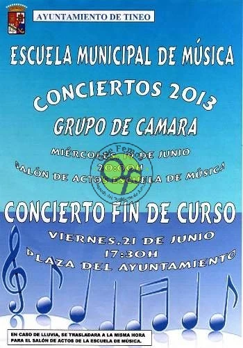 Conciertos 2013 de la Escuela Municipal de Música de Tineo