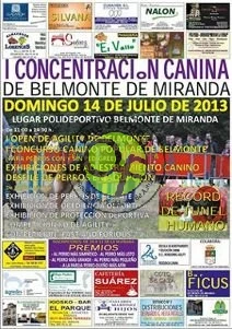 I Concentración Canina en Belmonte de Miranda
