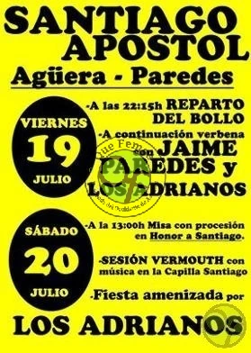 Fiestas de Santiago Apóstol en Agüera de Paredes 2013