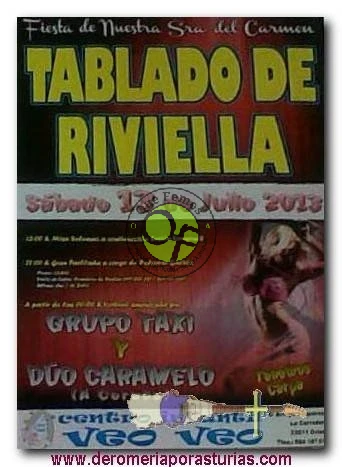 Fiestas del Carmen en Tablado de Riviella 2013