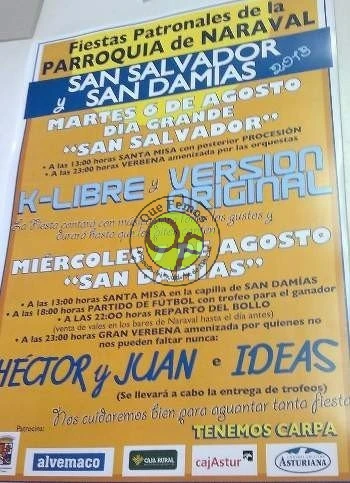 Fiestas de San Salvador y San Damías en Naraval 2013