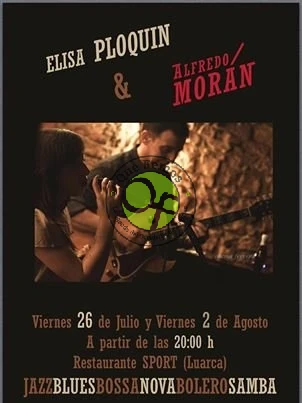 Elisa Ploquin y Alfredo Morán en concierto en Luarca