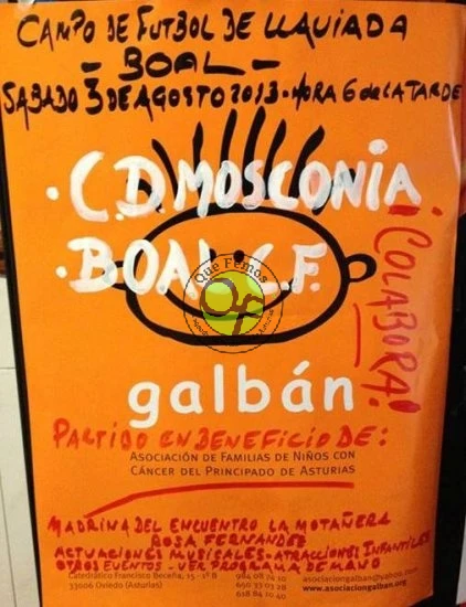 Partido solidario en Boal: C.D.Mosconia-Boal C.F