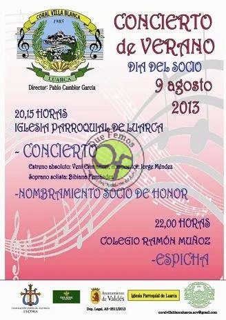 Concierto de Verano de la Coral Villa Blanca de Luarca