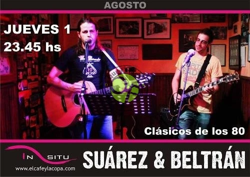Concierto de Suárez & Beltrán en el Café In Situ de Tapia