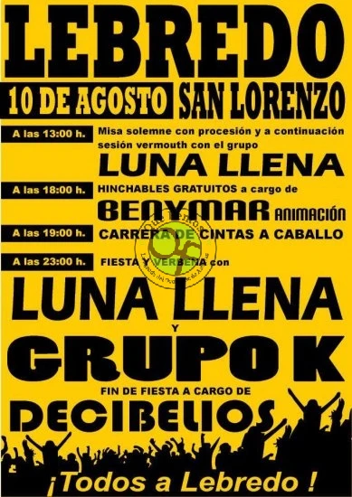 Fiestas de San Lorenzo 2013 en Lebredo