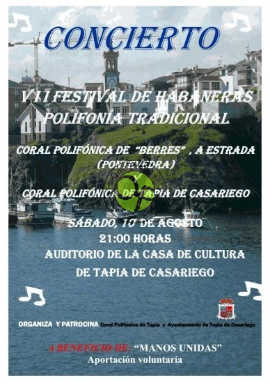 VII Festival de Habaneras Polifonía Tradicional de Tapia